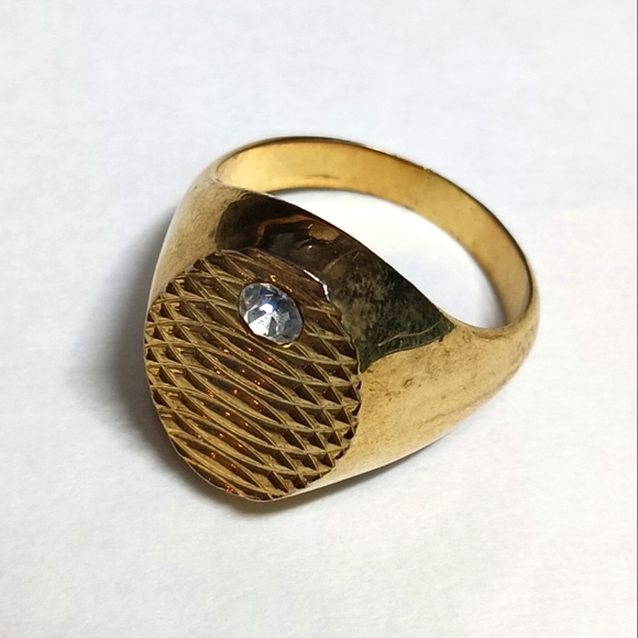 Gold plated mens ring - Picture 1 of 1
